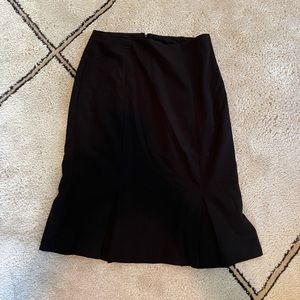 Vintage Black Suit Skirt | Size 8